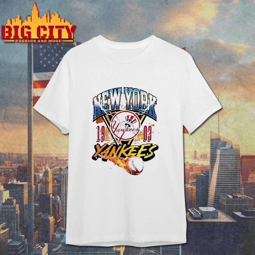 New York Yankees Fireball White Shirt