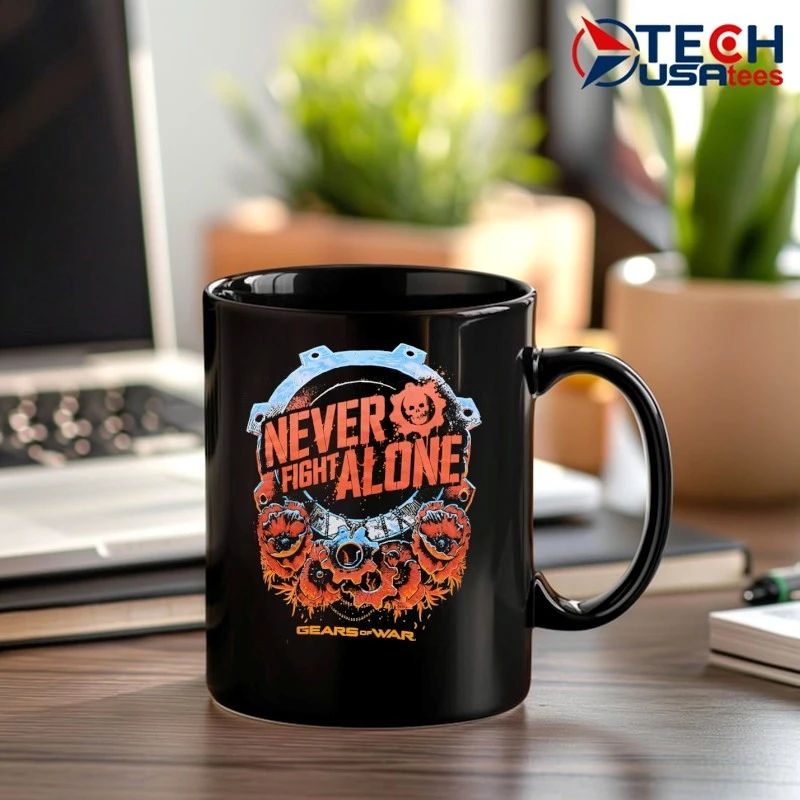 Never fight alone Gears of War shirt