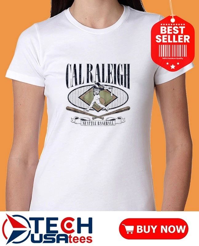 Cal Raleigh Seattle Mariners Baseball diamond standouts vintage shirt