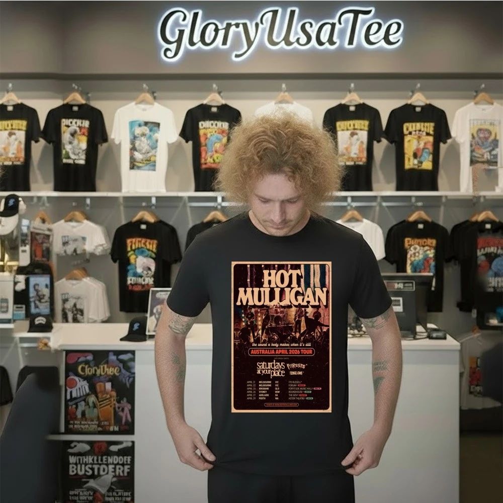 Mulligan Australia April 2026 Tour Poster Shirt
