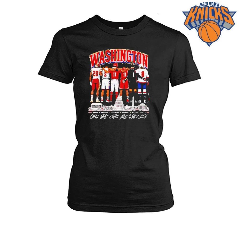Washington Commanders Wizards Nationals Capitals DC Pride Passion Loyalty T Shirt