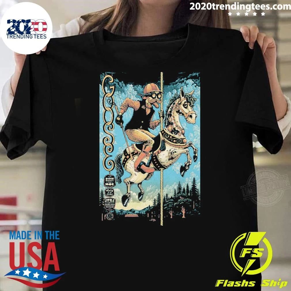 Goose July 3-4 2026 Albany Med Health System at SPAC, Saratoga Springs, NY Shirt