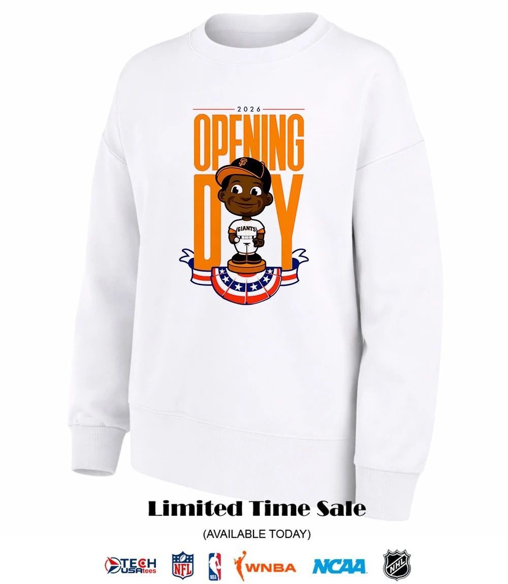 2026 Opening Day San Francisco Giants bobblehead shirt