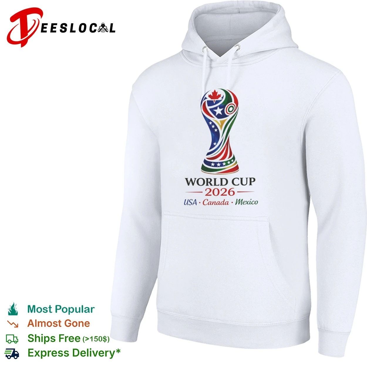 World Cup 2026 USA Canada Mexico Global Soccer Tournament 2026 Host Nations T-shirt