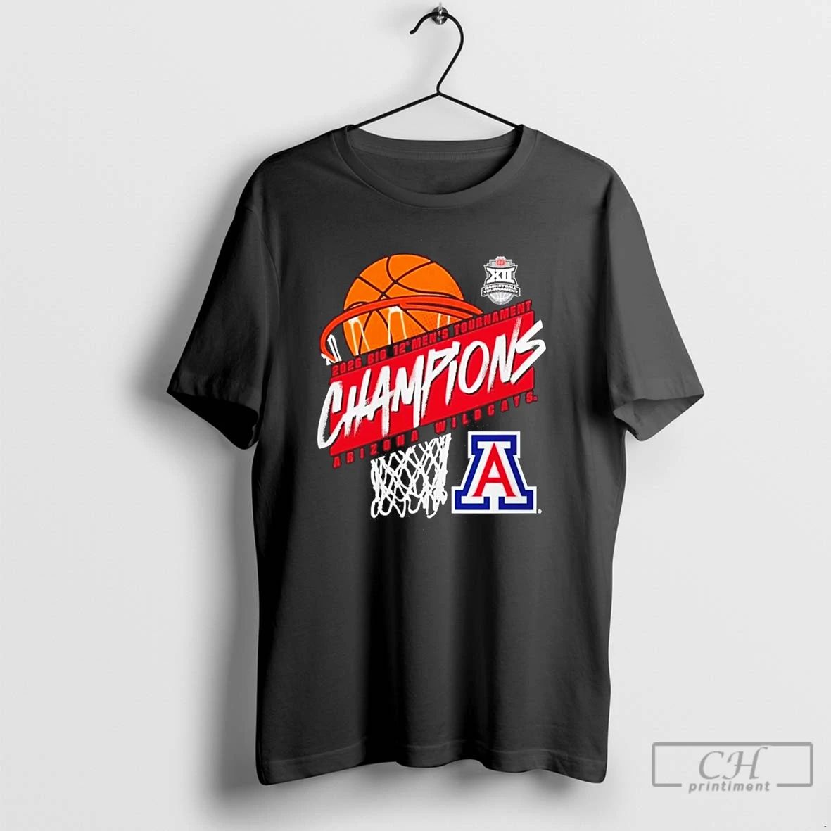 Classic Arizona Wildcats Mens Basketball 2026 Big 12 Tournament Champions