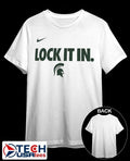Lock it in Michigan State Spartans 2026 On-Court Bench shirt