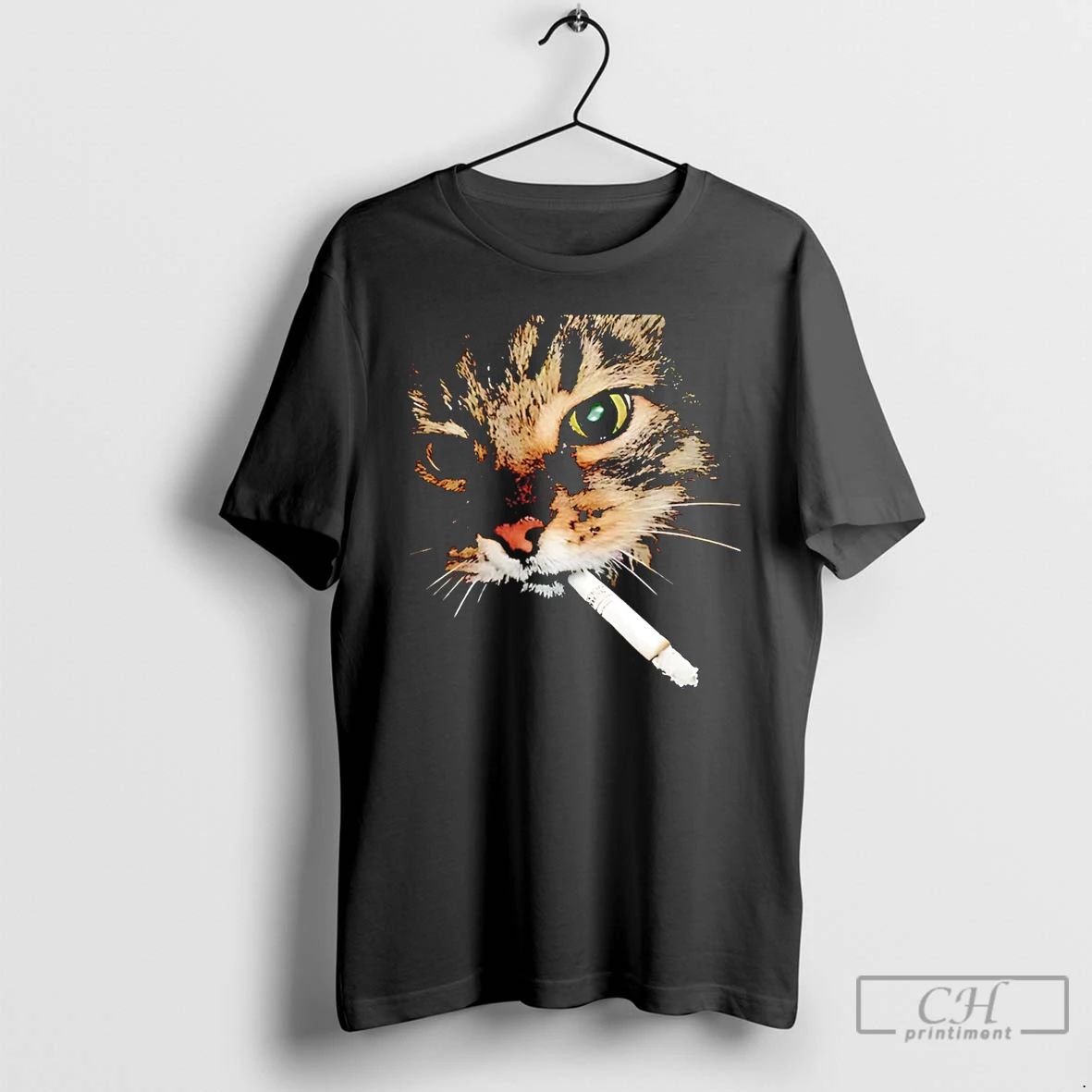 Classic Cat Smoking Big Head Meme