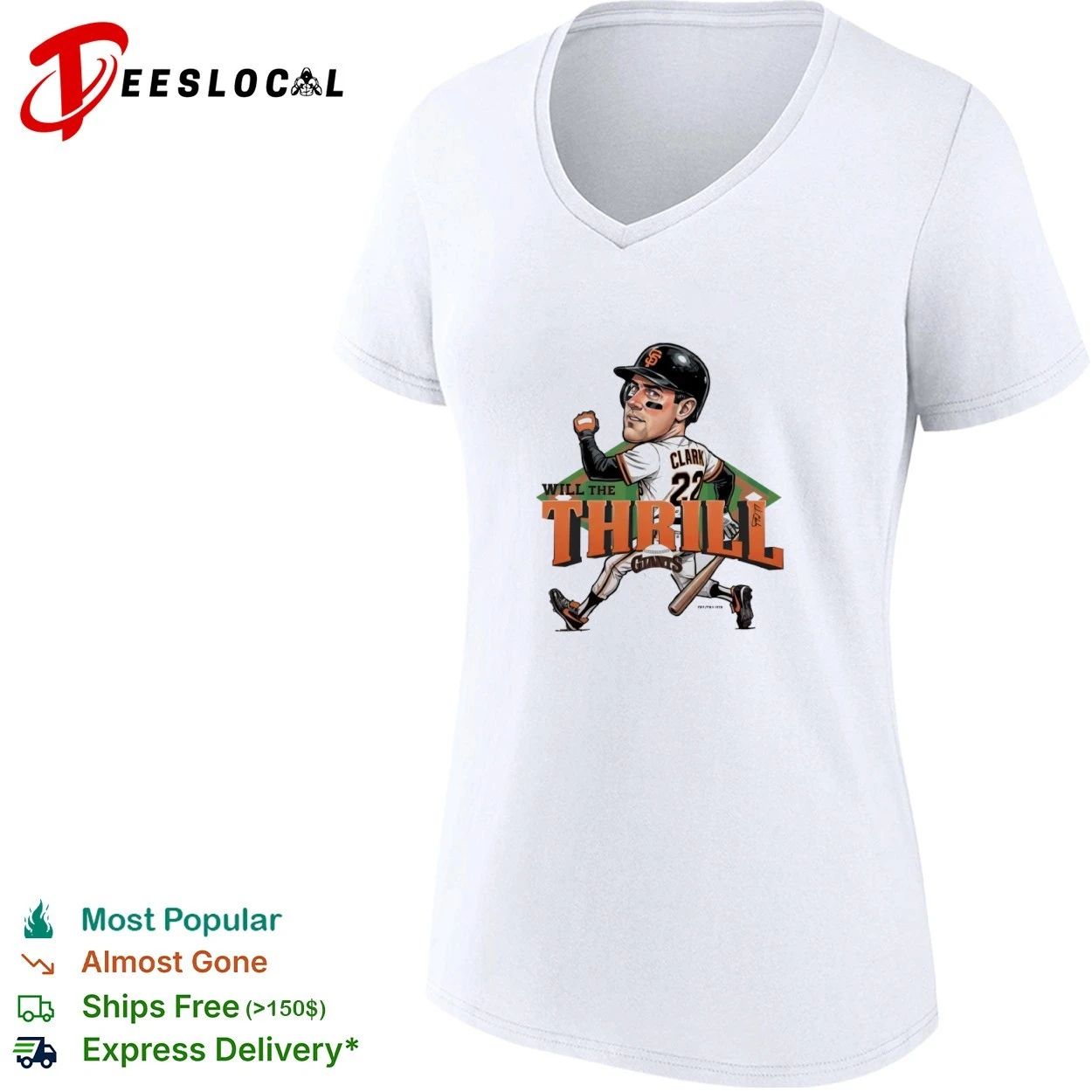 Will the Thrill Will Clark San Francisco Giants T-shirt
