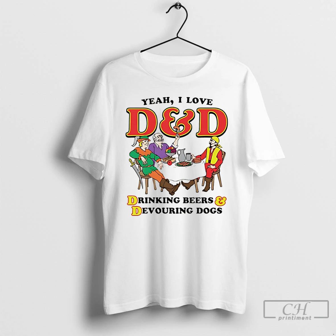 Premium Yeah I Love D And D Drinking Beers And Devouring Dogs T Shirts Sweater