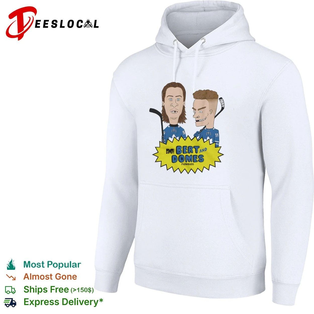 Bert and Domes Toronto Maple Leafs Beavis and Butt-Head T-shirt