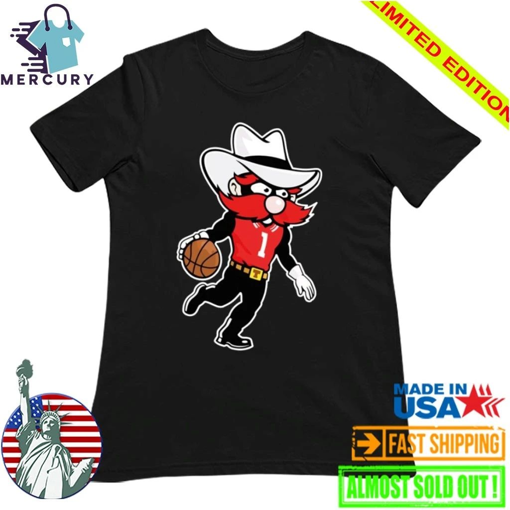 Coach Grant McCasland Texas Tech Raider Red Basketball Shirt