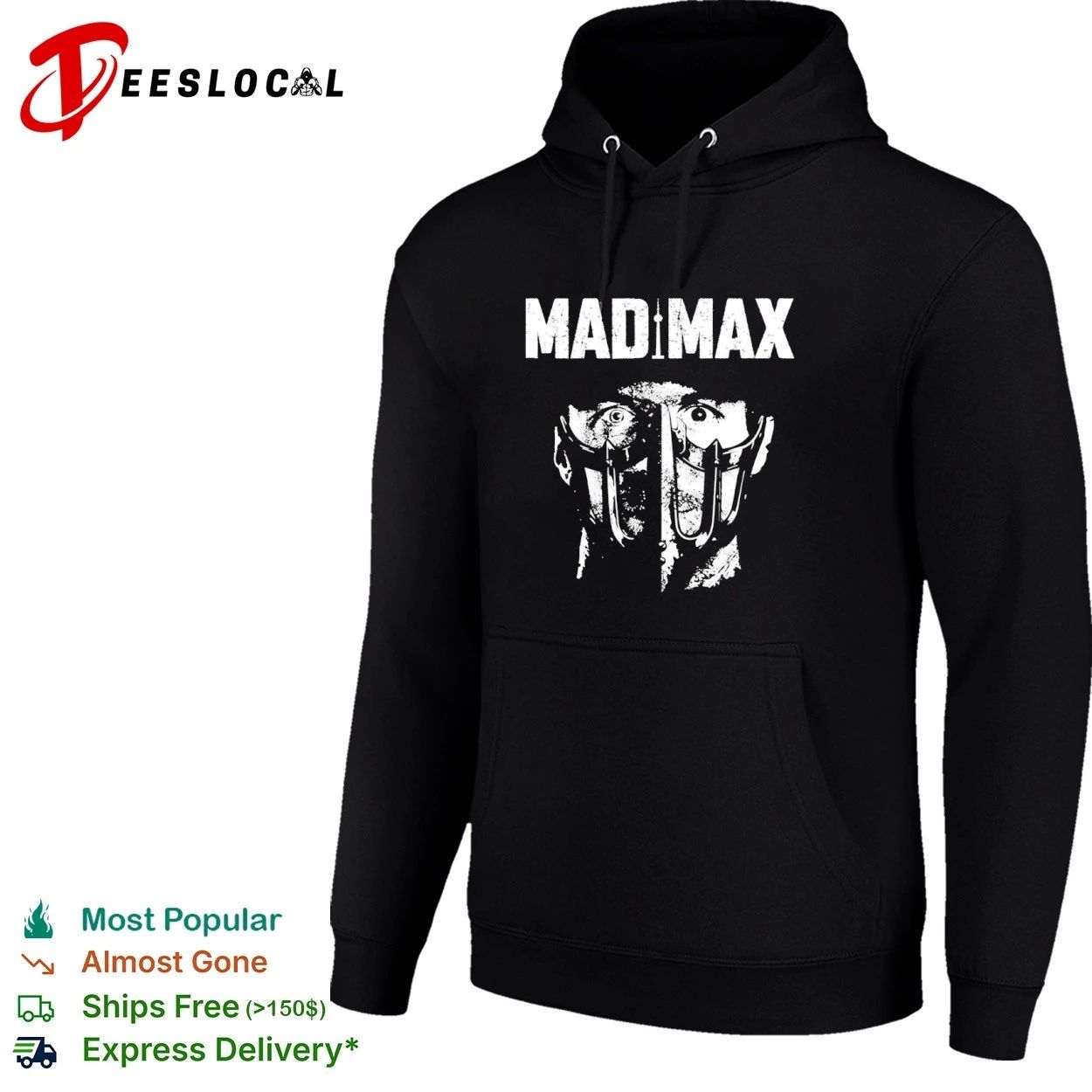 Mad Max Tom Hardy Mask Fury Road Post-Apocalyptic T-shirt