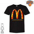McDonalds Fire Ice Cream Machine Broken Meme Parody Distressed Graphic shirt