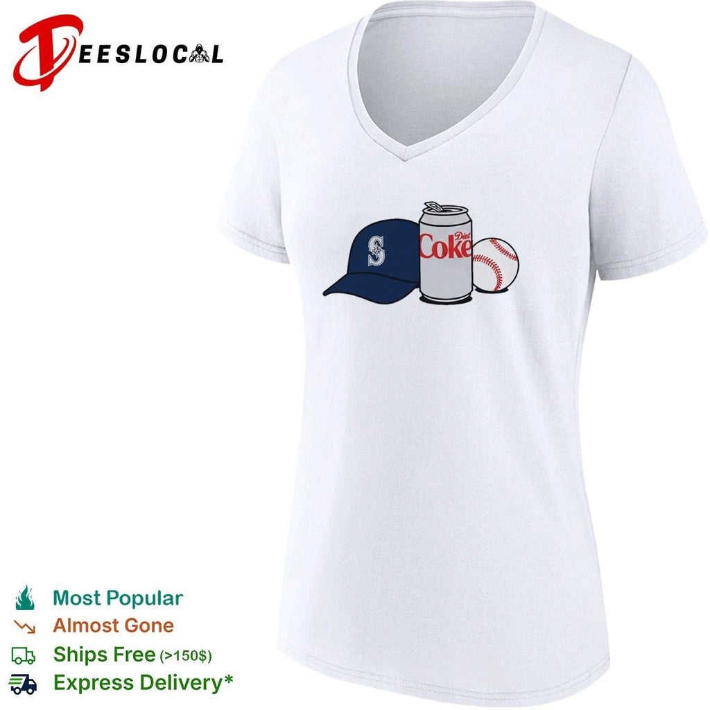 Seattle Mariners Diet Coke Baseball 2026 Mariners T-shirt