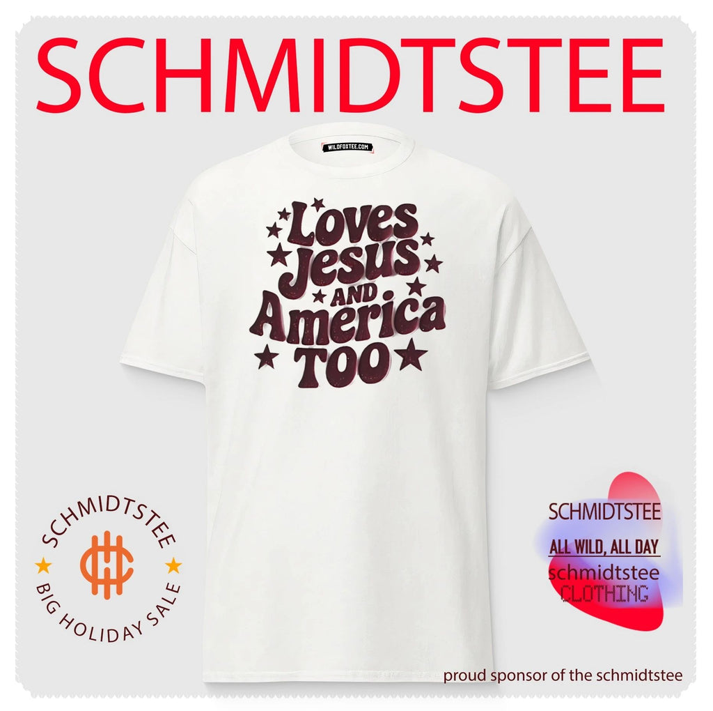 Love Jesus and America too shirt