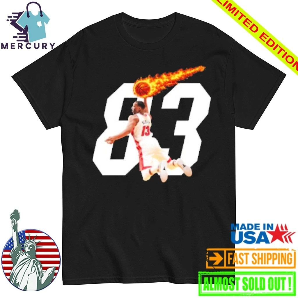 Bam Adebayo 83 Points Game Shirt