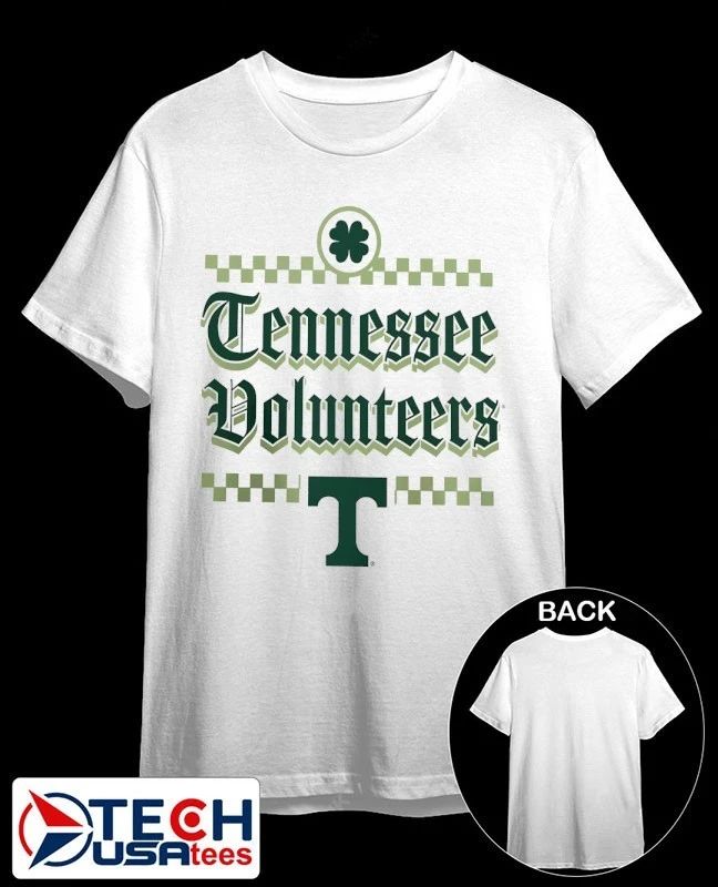 Tennessee Volunteers St. Patrick’s Day checkered shirt