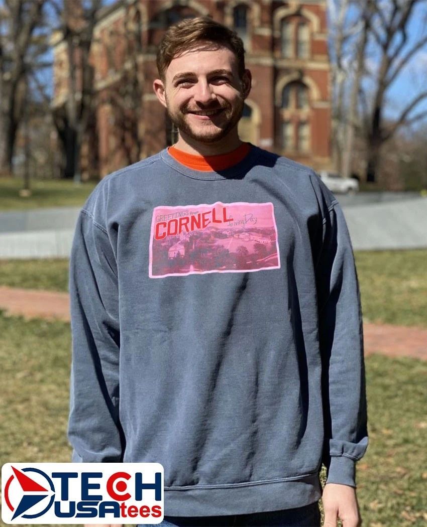 Greetings from Cornell giving day shirt