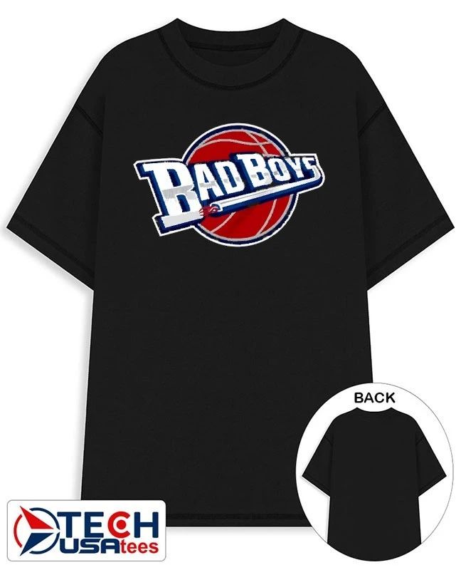 Bad Boys Detroit Pistons Basketball logo shirt