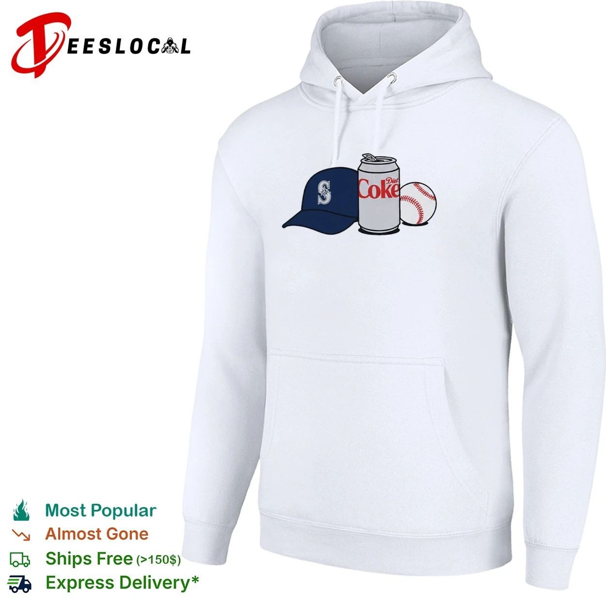 Seattle Mariners Diet Coke Baseball 2026 Mariners T-shirt