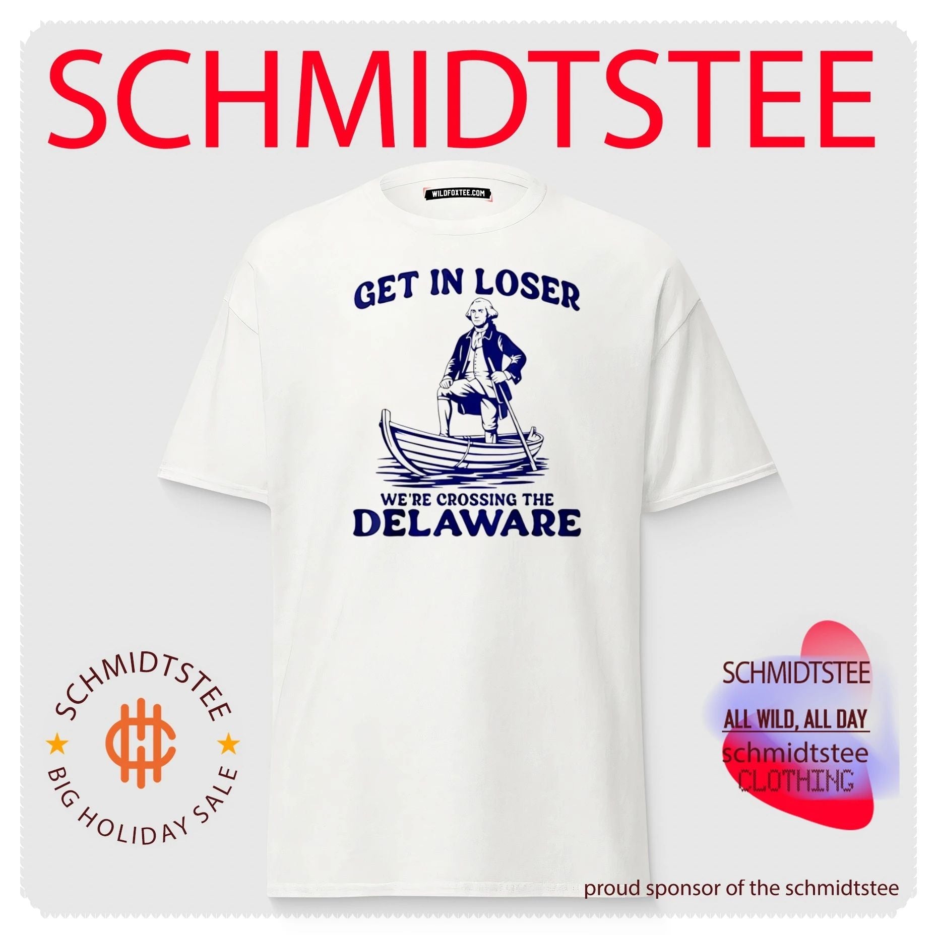 George Washington Get in Loser We Are Crossing the Delaware shirt