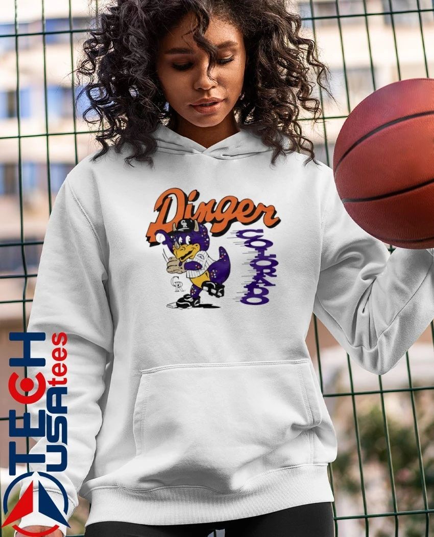 Colorado Rockies Dinger Pitcher mascot shirt by homage