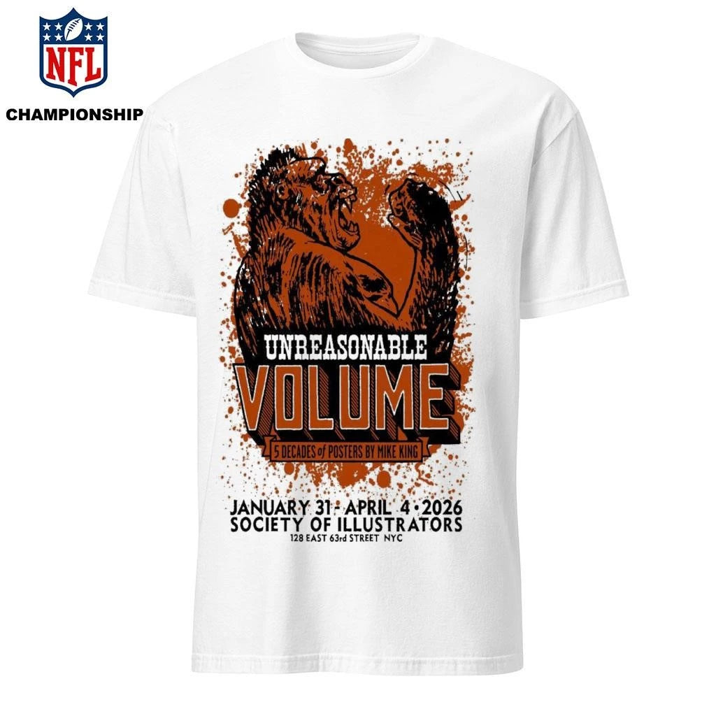 Unreasonable Volume Five Decades of Poster Shirt