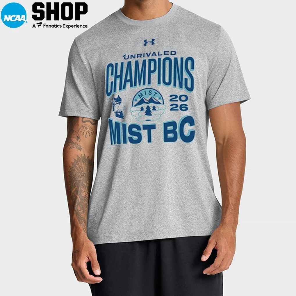 Unrivaled Basketball 2026 Mist Bc Champions T-Shirt
