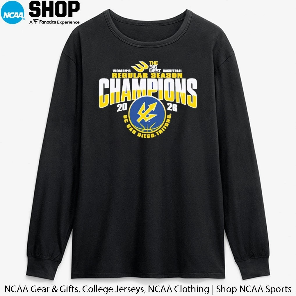 Us San Diego Tritons 2026 Women’s Basketball The Big West Regular Season Champions T-Shirt