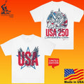 Usa 250 Years Circle Celebration Of Our Nation T-shirt