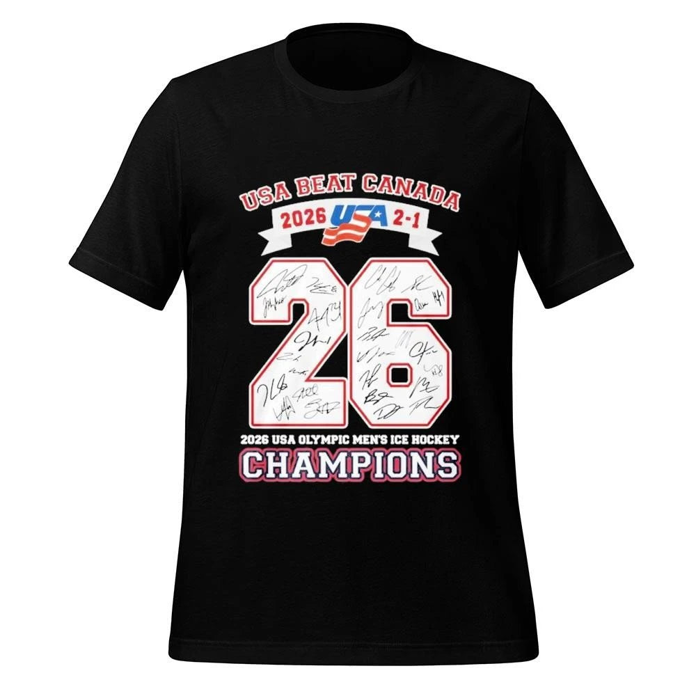 USA Beat Canada 2026 2-1 Champions Shirt