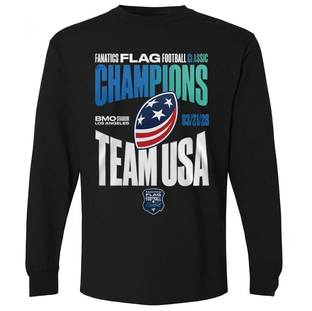 USA Football 2026 Fanatics Flag Football Classic Champions For Fan Shirt