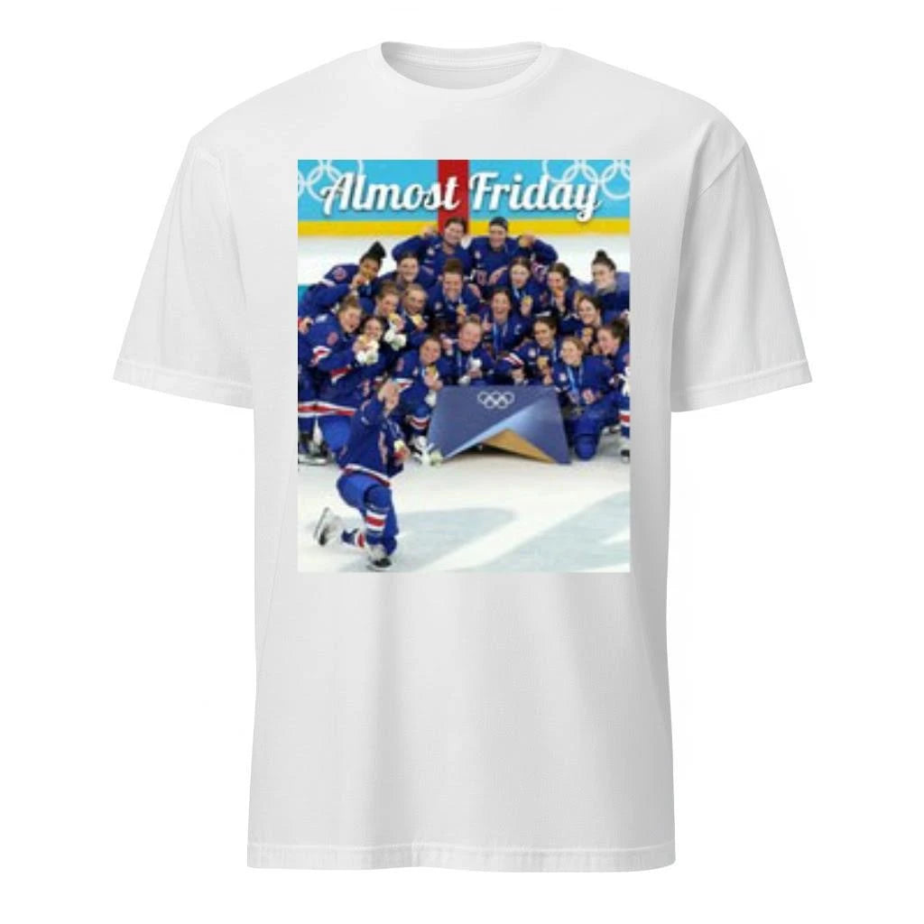 Usa Hockey Selfie Almost Friday Shirt