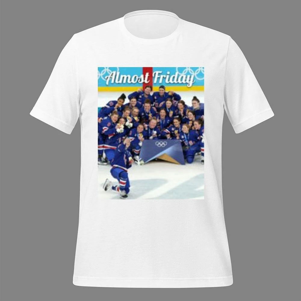 Usa Hockey Selfie Almost Friday Shirt