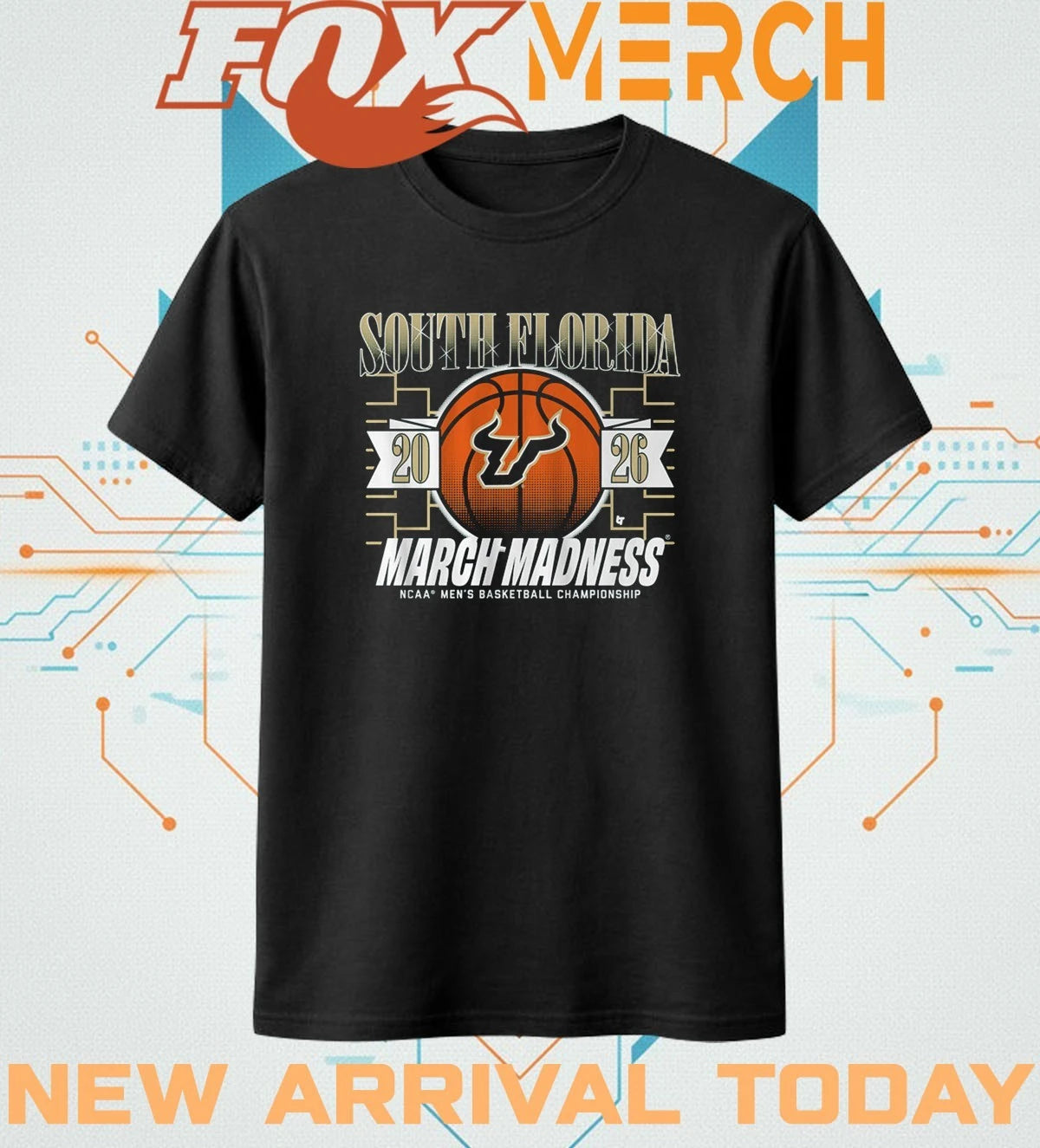 USF Bulls 2026 March Madness NCAA Men’s Basketball Championship shirt