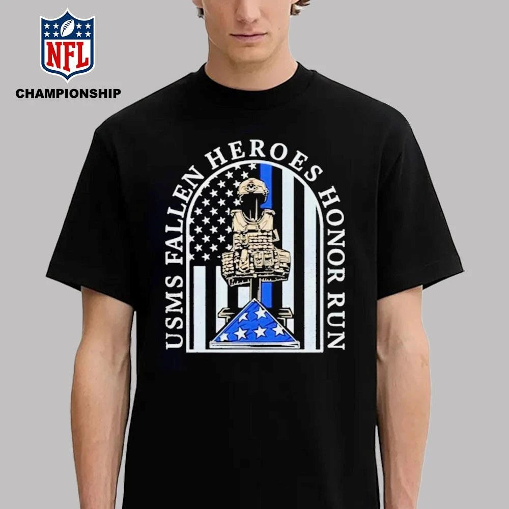 USMS Fallen Heroes Honor Run Event Shirt