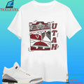 Utah Campus Landmarks Vintage White Shirt