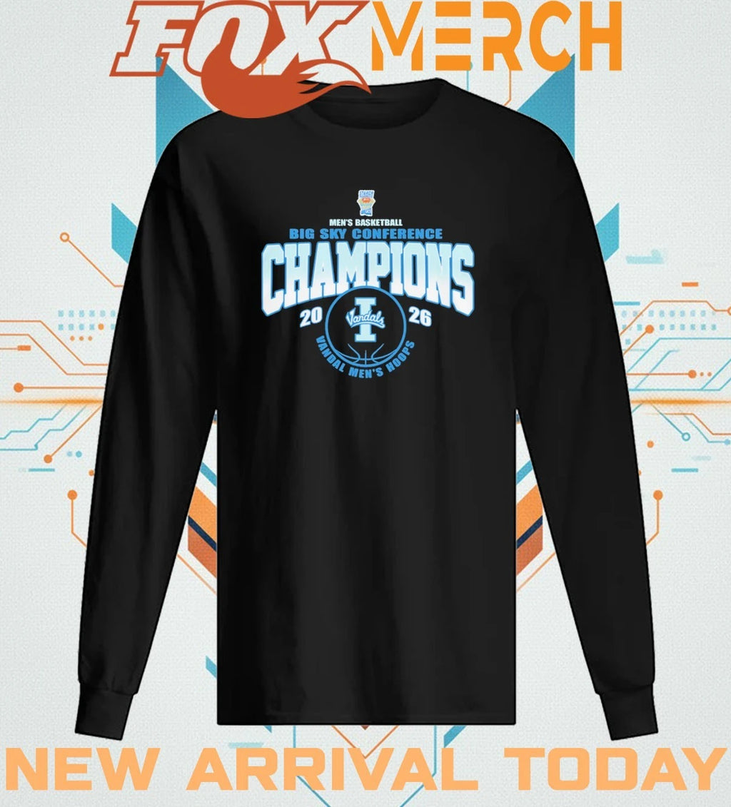 Vandal men’s Hoops Men’s Basketball 2026 Big Sky Conference Champions t-shirt