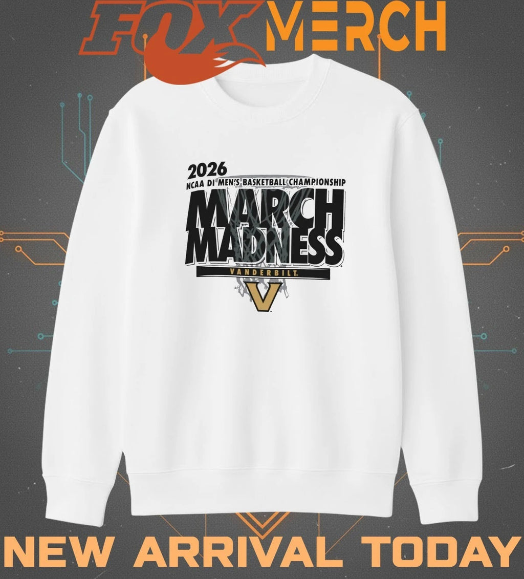 Vanderbilt Commodores 2026 NCAA DI Men’s Basketball Championship March Madness shirt