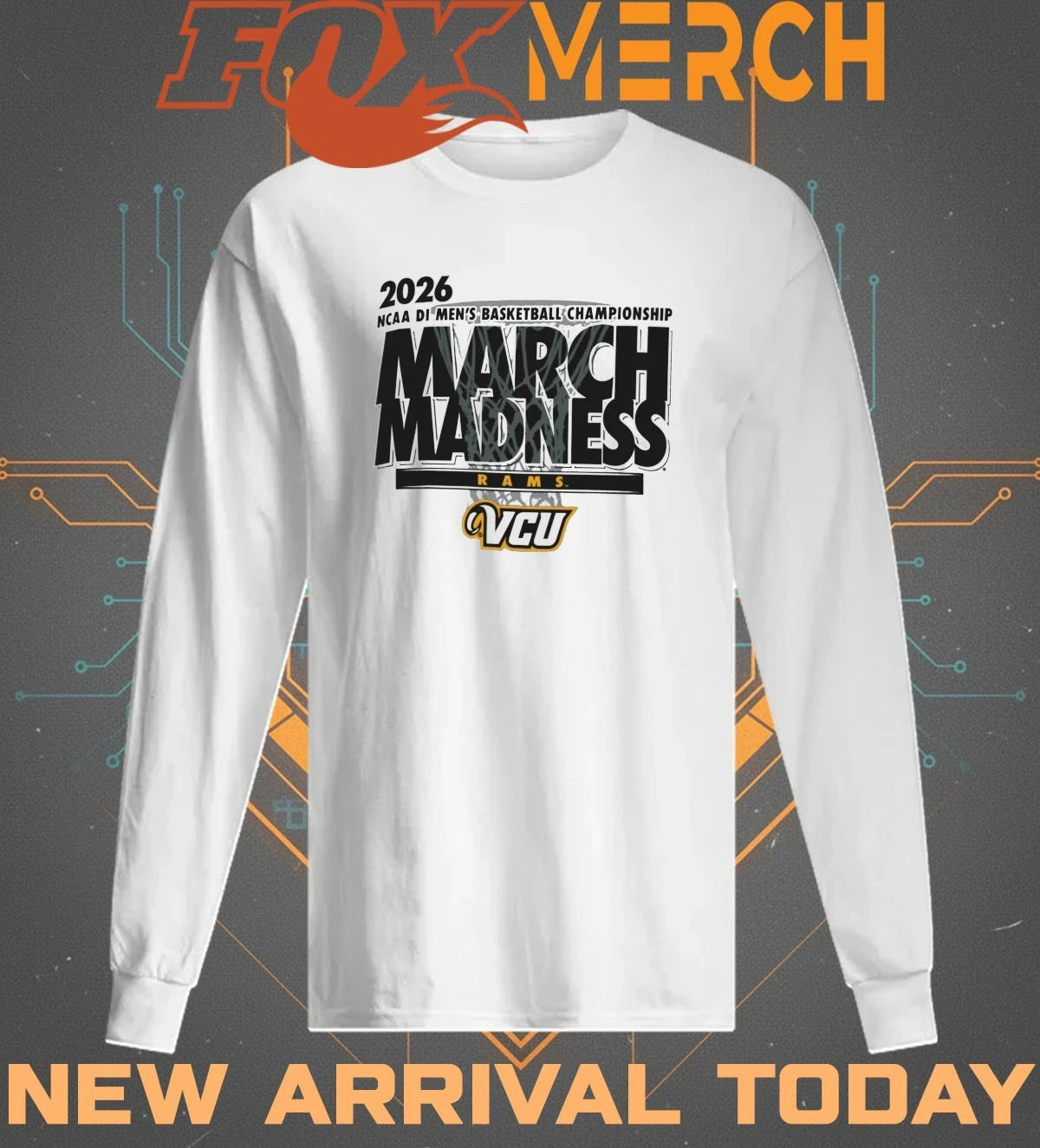 VCU Rams 2026 NCAA DI Men’s Basketball Championship March Madness shirt