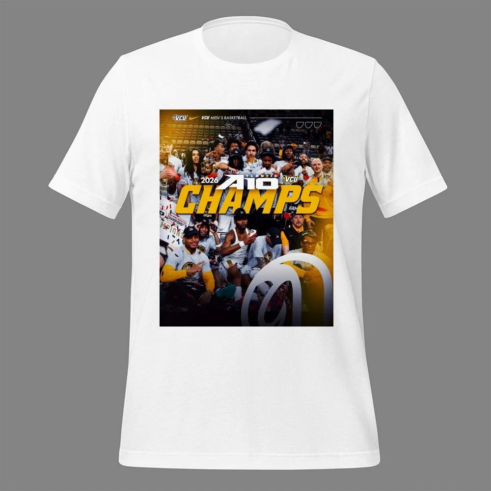 VCU Rams Men’s Basketball 2026 Atlantic 10 Tournament Champions Poster Shirt
