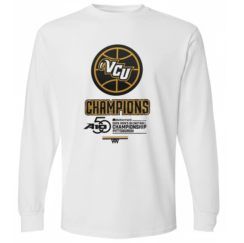 VCU Rams Men’s Basketball 50 Year A-10 Champions 2026 Shirt