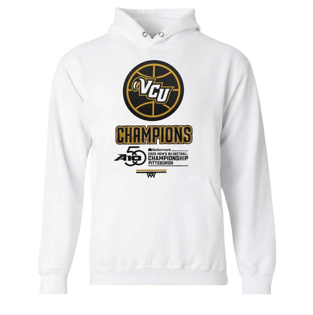 VCU Rams Men’s Basketball 50 Year A-10 Champions 2026 Shirt