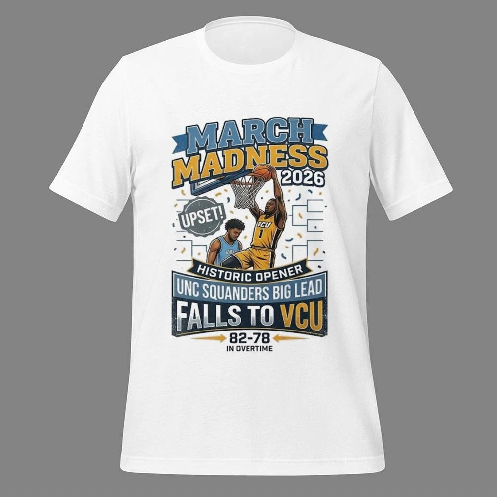 Vcu vs unc NCAA 2026 sport Shirt