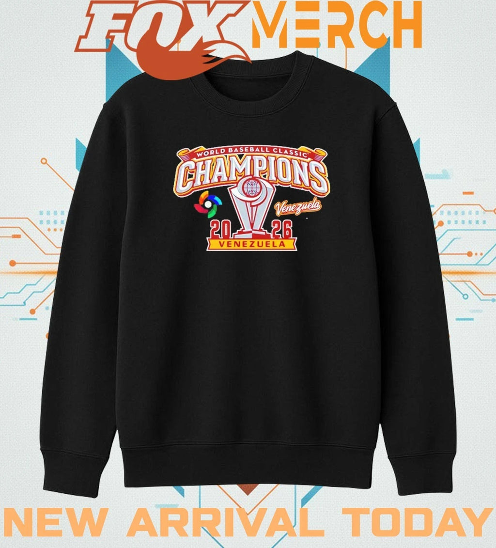 Venezuela Baseball World Baseball Classic 2026 Champions Trophy Cup t-shirt