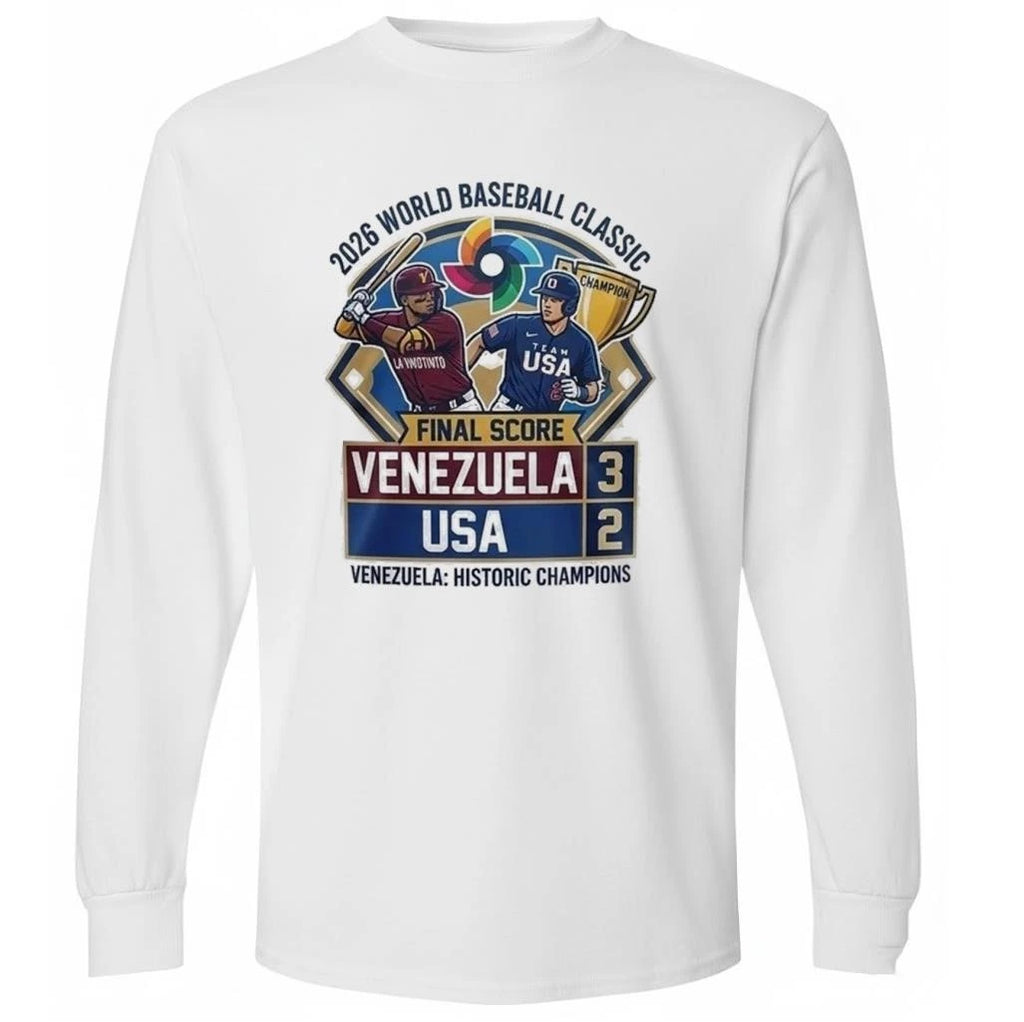 Venezuela beats USA to win 2026 World Baseball Classic championship sport Shirt