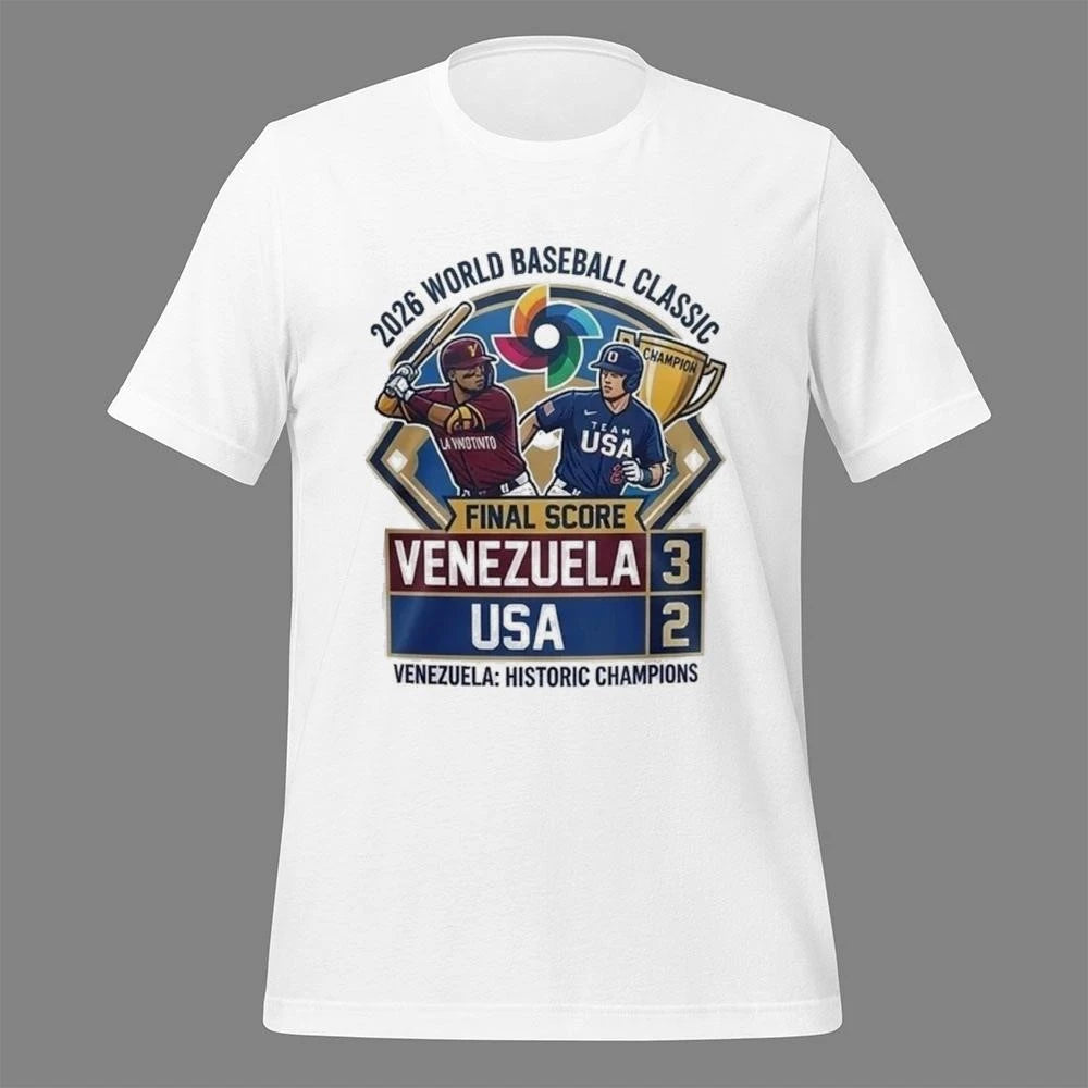 Venezuela beats USA to win 2026 World Baseball Classic championship sport Shirt