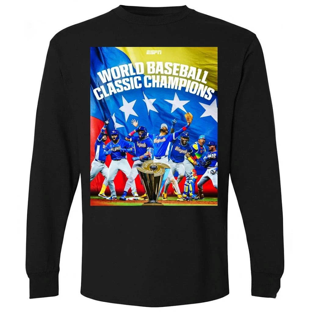 Venezuela World Baseball Classic Champions 2026 For The First Time Poster Shirt