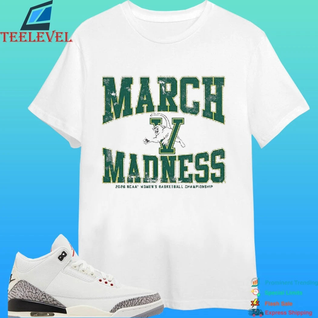 Vermont Catamounts Wbb 2026 March Madness Shirt
