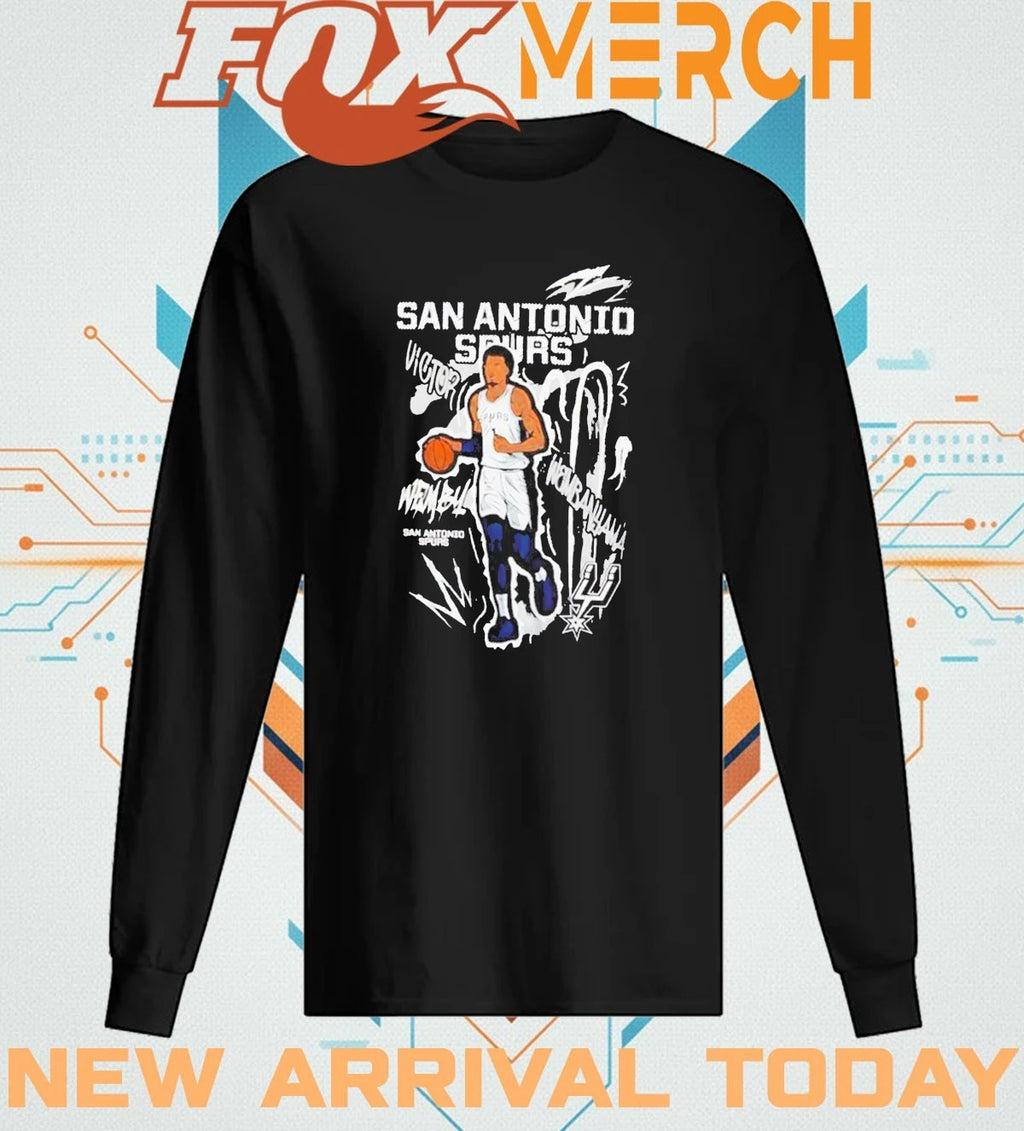 Victor Wembanyama San Antonio Spurs Chalked Up Player graphic t-shirt